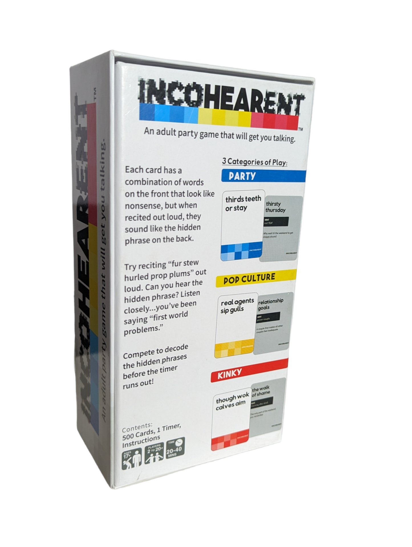 Incohearent Board Game